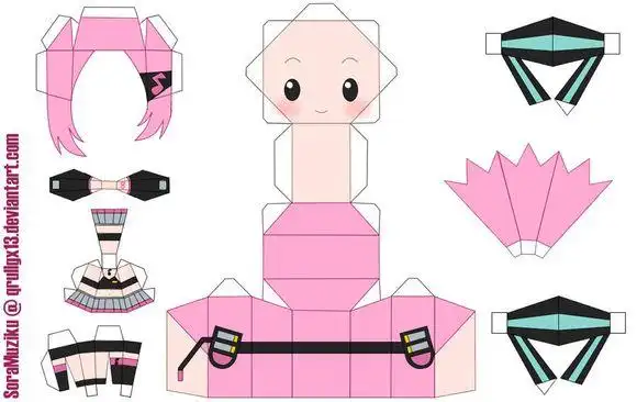 这是v家哪一个人物的纸模?