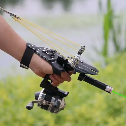 射鱼努枪神器枪鱼箭射抖音激光捕鱼箭镖弹弓射鱼神器全自动高精度