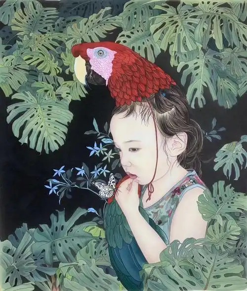 舒肖工笔画"形与意"的灵魂和精髓