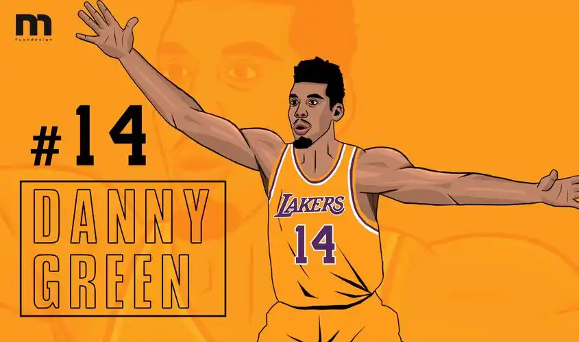 近期nba球星手绘插画