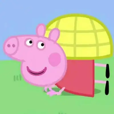 小猪乔治头像可爱图片小猪佩奇情侣头像一对