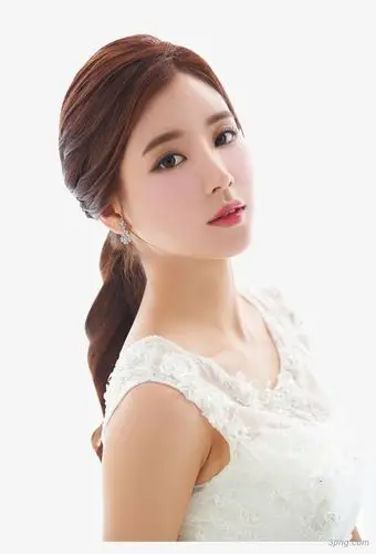 半身美女模特png素材透明免抠图片-产品实物