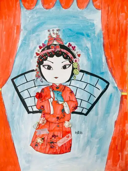 和园校区国际动漫基础班周日下午1《戏曲人物》