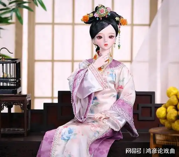 德必胜3分娃娃清宫妃子华姝尽显清朝风采