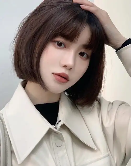 精致短发 娃娃头初恋发型 脸型发质搭配适合年龄16-48青岛文勋欧巴