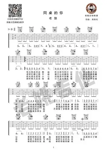 毕业季歌曲同桌的你吉他谱视频教学老姚吉他