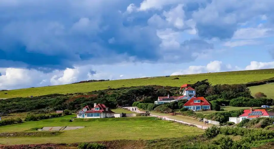 景色旎丽的乡村田园风光