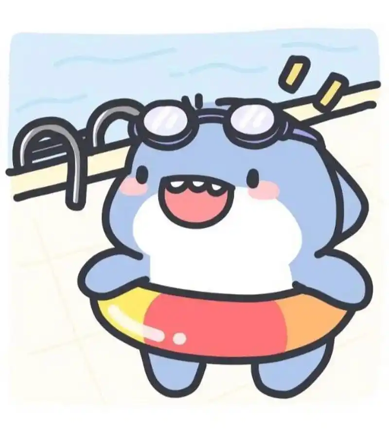 可爱小鲨鱼头像分享 可爱的小鲨鱼头像免费分享,也可以当做情侣或者闺