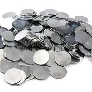 高档2贴0片优质薄形超圆铁片磁铁0片配套小铁片 手工w眼影扣盘ins