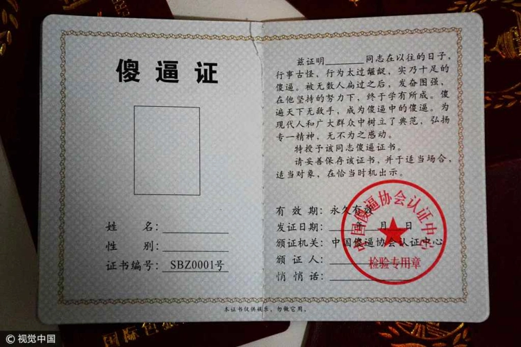 山东聊城: 奇葩"证件创意十足 引网友参与互动