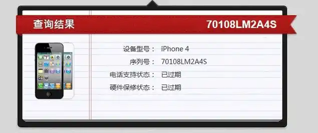 本人今天新买的苹果4,序列号是70108lm2a4s,请高人帮忙查一下是否翻新