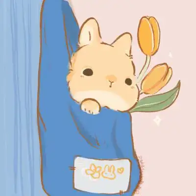 可爱兔子头像 头像 cr:球球叶和粽粽子