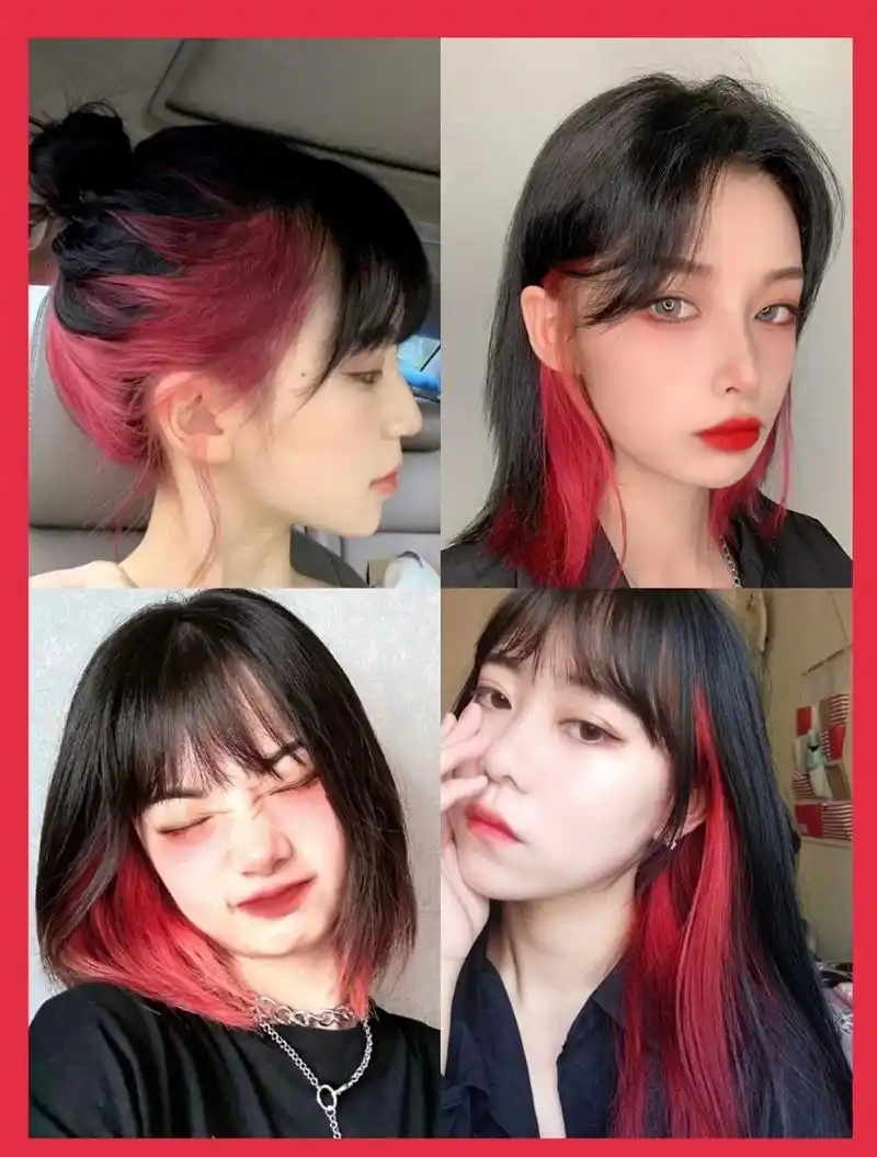 六种色系挂耳染发 时尚达人必备 无敌显白呀 挂耳染炒鸡火呀 看到好多