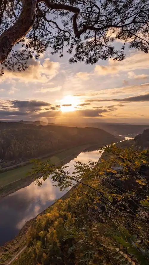 唯美森系风景壁纸,气质绿色锁屏