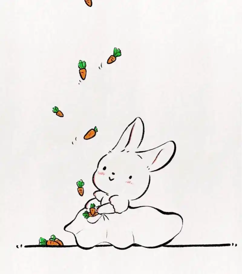 婚姻 #小兔子 #简笔画 #q版人物 - 抖音