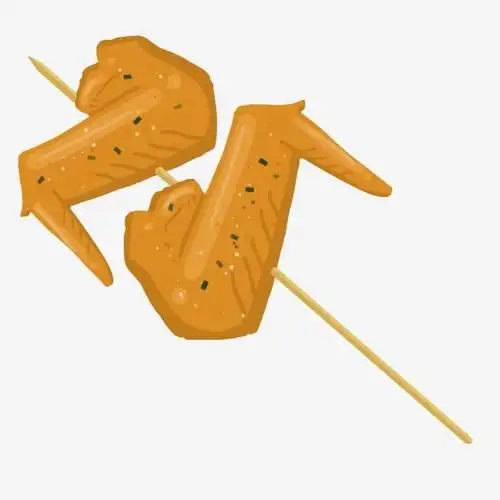 拿起鸡翅烧烤图 免费png和psd图片素材