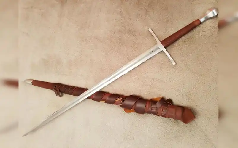 火与铁的艺术锻造一把中世纪欧洲剑手半剑