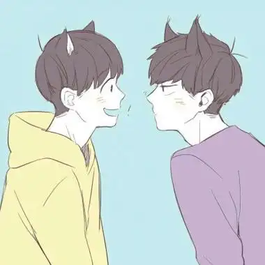 超级撩人的男男动漫情侣头像 二次元有cp感的好基友双人头像_动漫头像