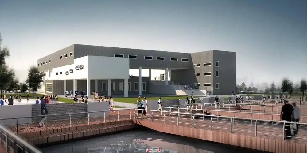 建筑学设计作业学生学习中心,新人想升二级,希望.