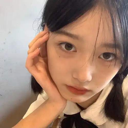 可爱女生真人版头像 脸部清晰特写