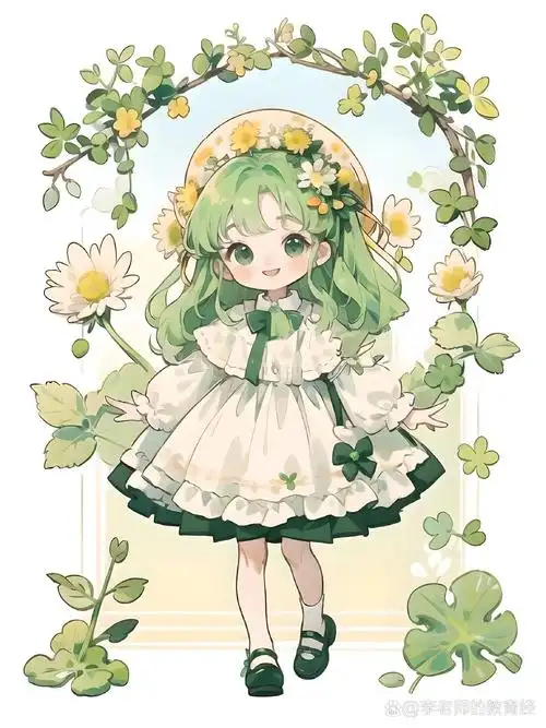 q版可爱卡通女孩