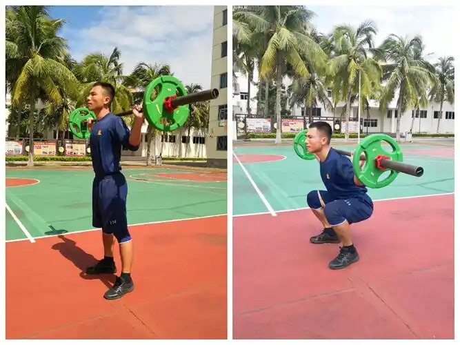 海南省消防救援总队新训大队基础体能训练