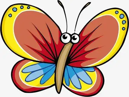 动物可爱蛾子卡通