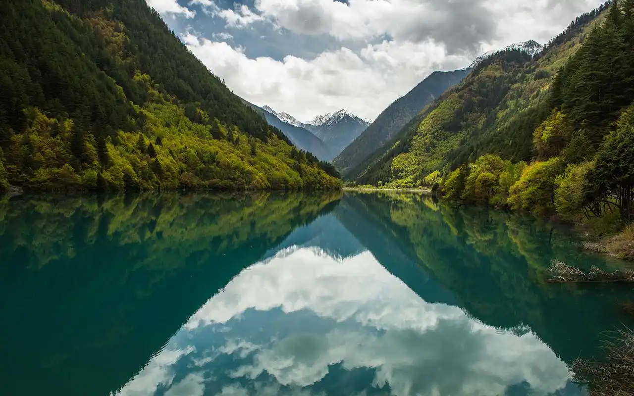 九寨沟优美自然风景高清图片桌面壁纸