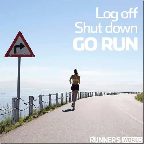 一些跑步励志图片