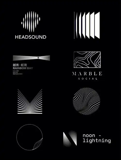 logo设计线条与光影的梦幻表现