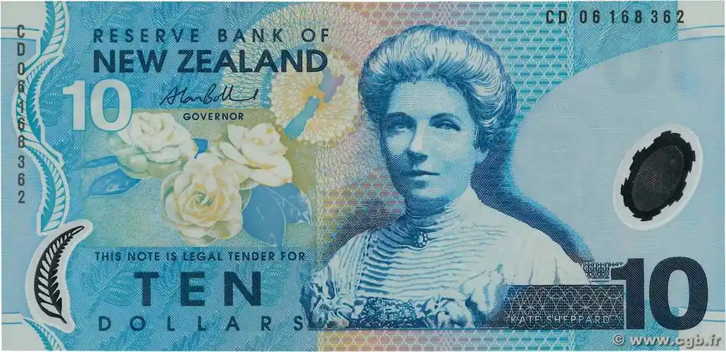 10 dollars new zealand  2006 p.186b unc