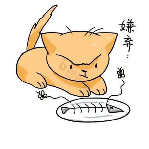 小猫嫌弃表情包