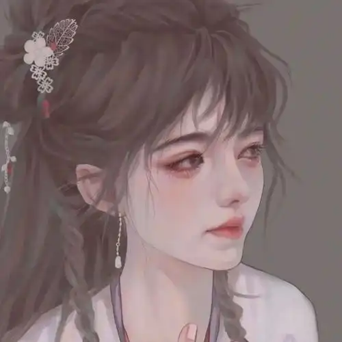 头像仙气飘飘的手绘女生头像