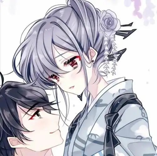 收藏高清动漫情侣头像再赠三两句温柔古风文案