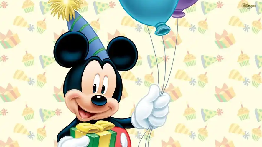 经典人气卡通米老鼠生日壁纸卡通壁纸米老鼠壁纸米老鼠85岁生日壁纸米