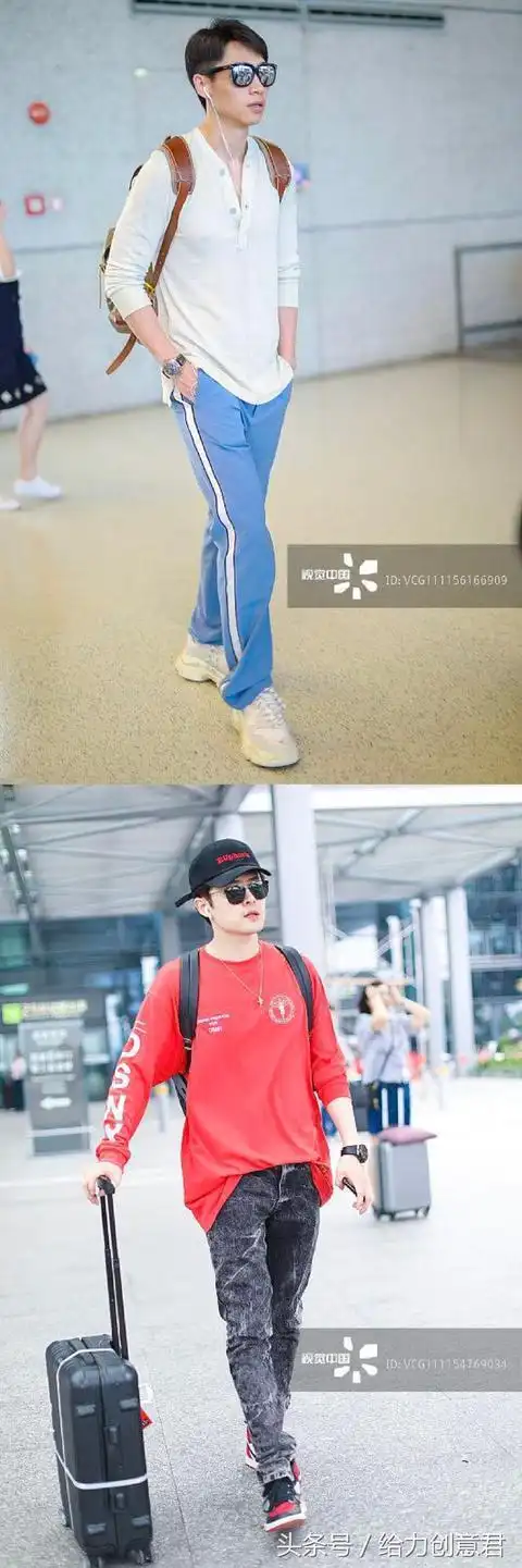 比例很神奇娱乐圈男明星183cm身高全身图比例如何一眼就知道