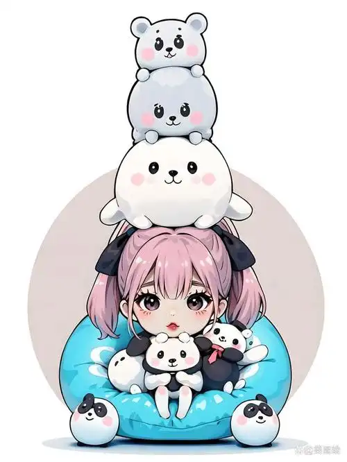 萌萌甜的q版小可爱