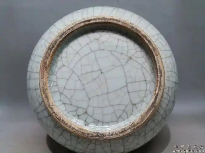 宋代哥窑双耳罐