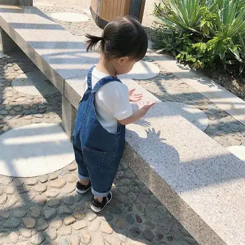 辰辰妈婴童装宝宝背带裤女1-3岁女童夏季潮百搭