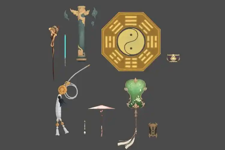 武侠 仙侠 法宝 小集合 3d模型