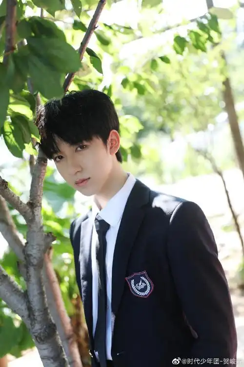 贺峻霖说想把空调背在身上##贺峻霖晒少年感写真