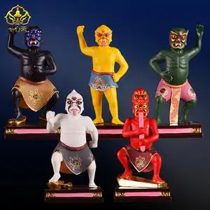 树脂五鬼神像佛像五鬼招财运财生偏财道教居家保平安