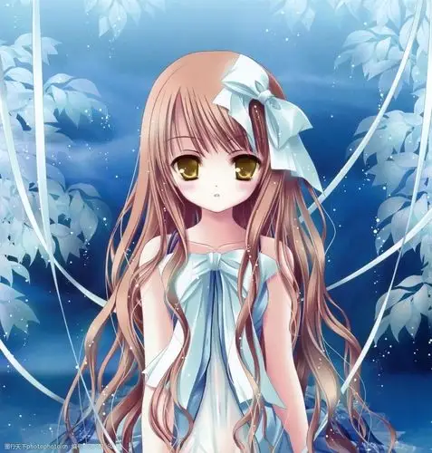 关键词:动漫少女 动漫 少女 同人 蝴蝶结 蓝色背景 动漫人物 动漫动画