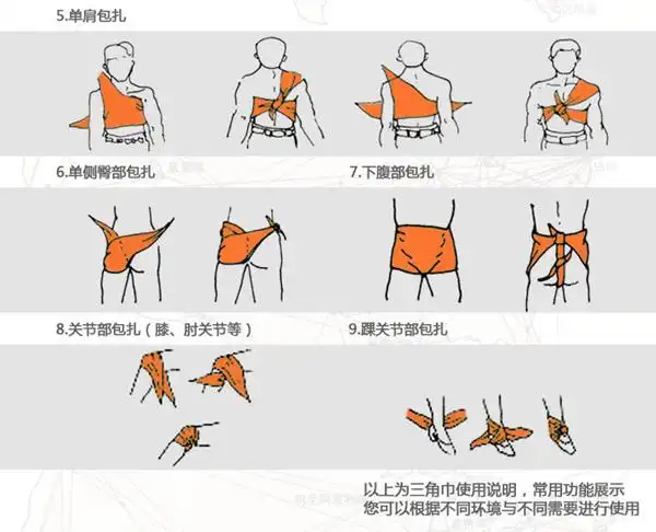 82型三角巾急救包