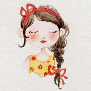 单眼皮.姑娘头像