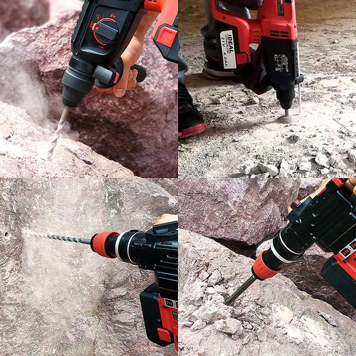 工业轻型多功能锂电充电式电锤冲击电钻电镐混凝土电锤