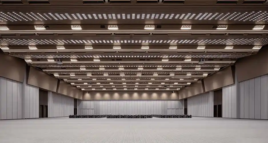 首发精品yang西安丝路国际会展中心室内设计方案两版效果图施工图物料