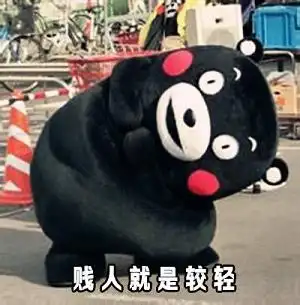 熊本熊贱人就是较轻表情包