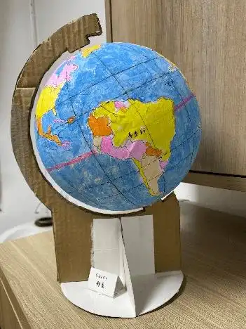 变废为宝,爱护地球——我校初一年级开展地球仪制作比赛