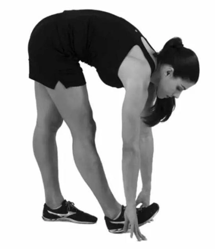 3,大腿前侧拉伸 动作如图